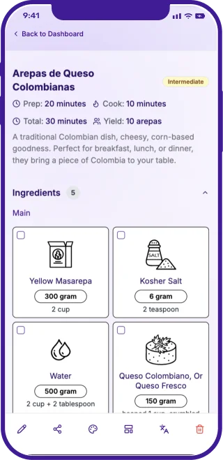 Mobile app screenshot